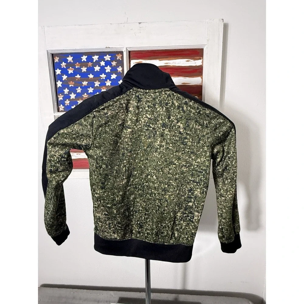 NIKE Boy's Green Camo‎ Track Jacket Size 4 XS